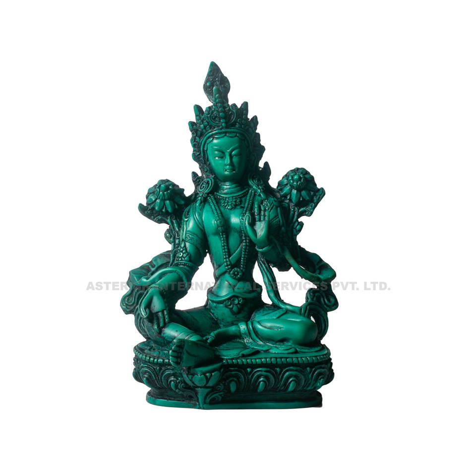 tibetan-green-tara-resin-buddha