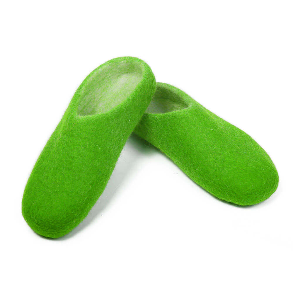 parrot-green-felt-slipper